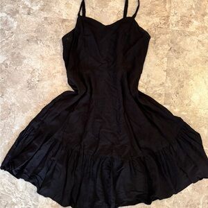 Old Navy Black Ruffled Tiered Mini Sundress
